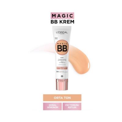 loreal paris magic bb cream medium product image Loreal Paris Magic BB 30 ml - Medium Loreal Paris Magic BB Cream - Medium loreal-paris, bb-cream, skincare, medium, moisturizer, hydrating, even-skin-tone, radiant-complexion, ai-generated, all-skin-types