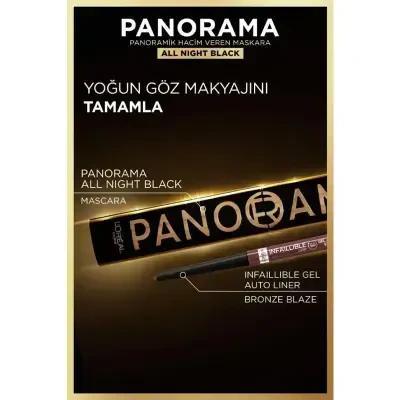 L'Oreal Paris Panorama Mascara - All Night Black: Volumizing, Lengthening, Long-Lasting, Smudge-Proof Eyelash Enhancer L'Oreal Panorama Mascara: Volumizing, Long-Lasting Black Mascara Loreal mascara, Panorama mascara, All Night Black mascara, Volumizing mascara, Long lasting mascara, Blackest black mascara, Eyelash enhancer, Smudge proof mascara, Loreal Paris mascara, mascara, volumizing, lengthening, smudge-proof, long-lasting, dramatic lashes, intense black, eye makeup, beauty, cosmetics, makeup enthusias