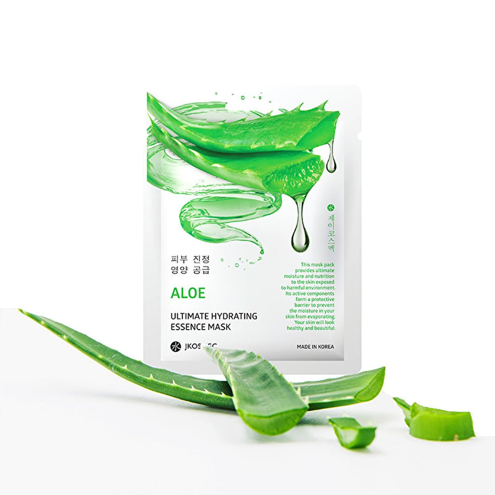 JKosmec Hydrating Aloe Vera Korean Face Mask - Intensive Moisturizer for All Skin Types - Face Cream
