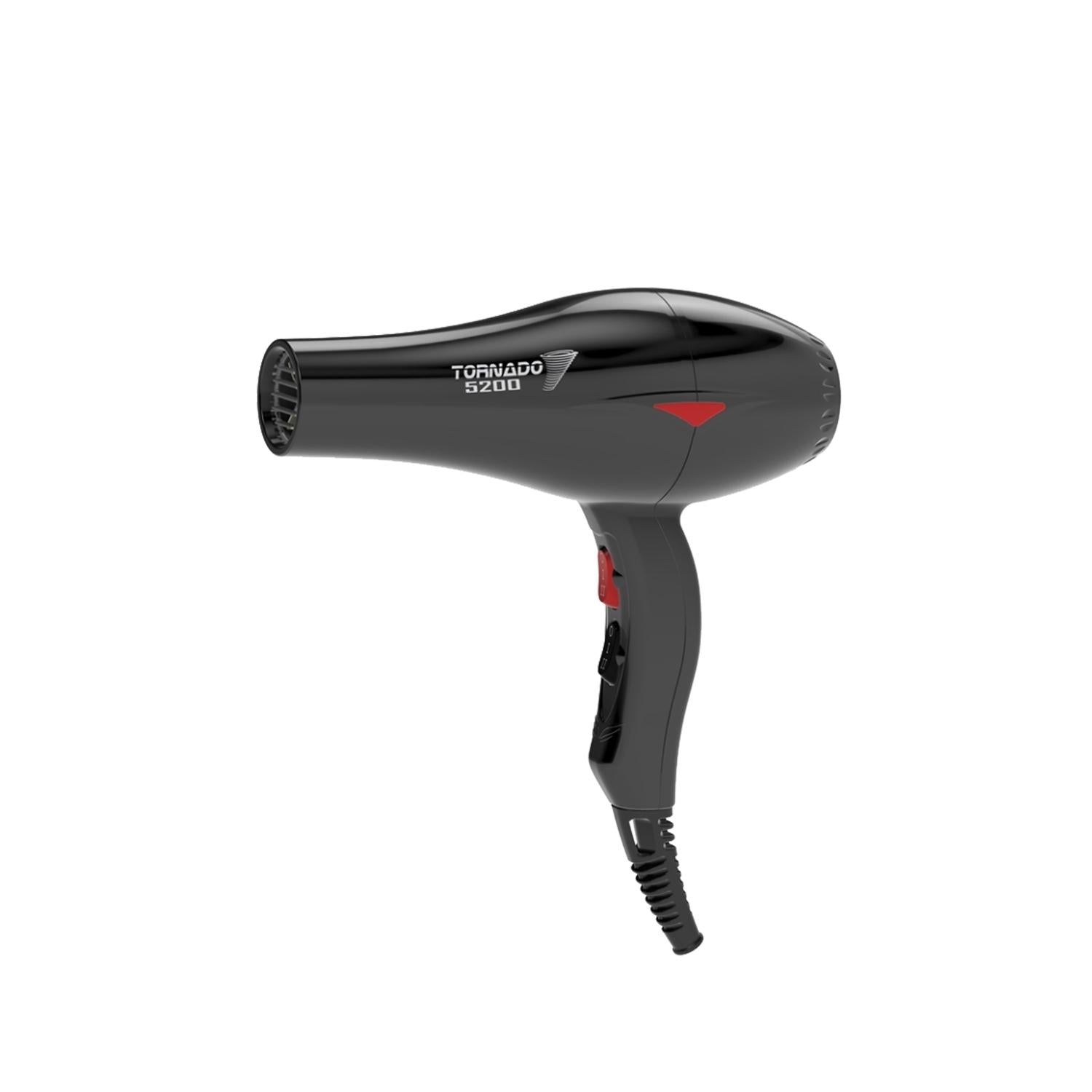 Hector Tornado 5200 Turbo Hair Dryer 2500W in Black