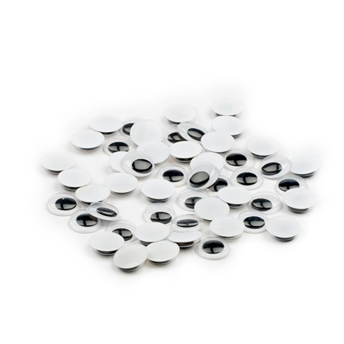 Lino Oynar 15 mm Craft Eyes - Black & White, 50-Pack for Sewing & DIY Projects Lino 15 mm Craft Eyes - Black & White, 50-Pack craft supplies, sewing notions, playful eye fasteners, 15 mm craft eyes, black and white craft supplies, doll making, textile art, DIY crafting, sewing accessories, craft fasteners