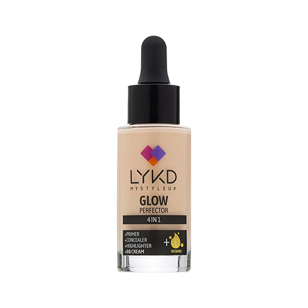 LYKD Multifunctional Foundation Makeup - Natural Finish, Moisturizing, 4-in-1 BB Cream with Concealer and - Foundation