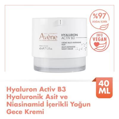 Avene Hyaluron Activ B3 Night Cream for Anti-Aging & Hydration - 50ml Avene Hyaluron Activ B3 Night Cream for Anti-Aging Avene Hyaluron Activ B3 Night Cream, anti-aging night cream, intense hydration skincare, Niacinamide skincare, Retinal skincare products, skincare for dull skin, skincare for dry skin, skincare routine, night cream for anti-aging, face cream, dermatologically tested skincare