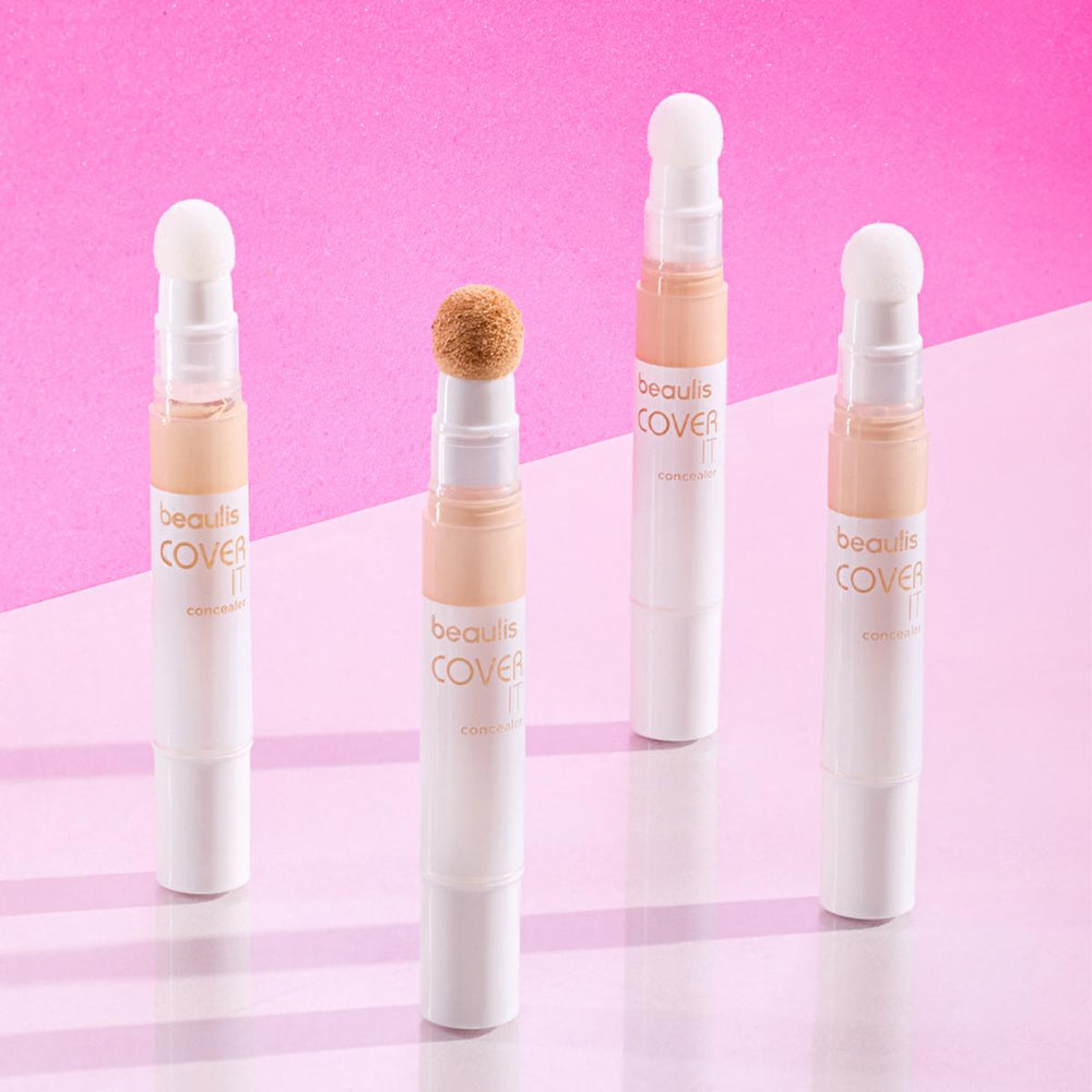 Beaulis Liquid Concealer for Flawless Coverage - Enhances Natural Beauty, 4 Shades Available - Concealer