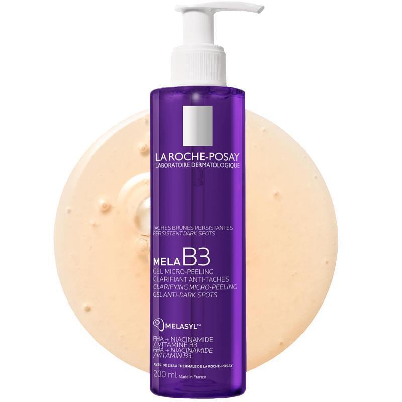 La Roche Posay Mela B3 Dark Spot Correcting Cleansing Gel - Niacinamide & Melasyl for Face & Body, 6.76 fl oz La Roche Posay Mela B3 Dark Spot Correcting Cleansing Gel Dark Spot Correcting Cleansing Gel, La Roche Posay Mela B3, Niacinamide skincare, Melasyl, Hyperpigmentation treatment, Facial cleansing gel, Body cleansing gel, Skincare for dark spots, Gentle cleansing, Dermatologically tested, Skincare routine, Hyperpigmentation solution, Even skin tone, Radiant skin