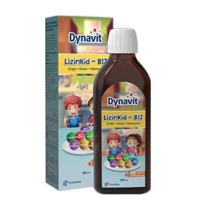 Dynavit Dietary Supplement Syrup for Kids - Supports Healthy Development with L-Lysine, Vitamins B5, - Vitamin & Supplement