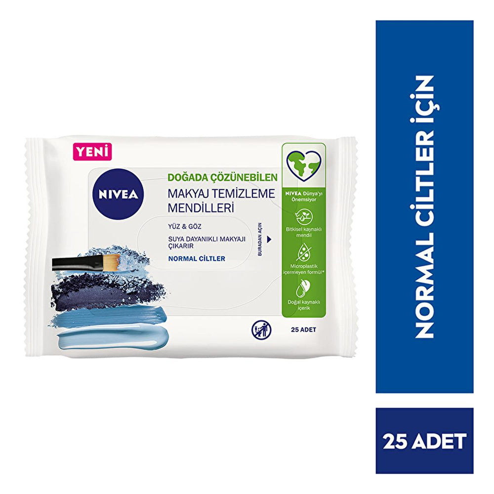 Nivea Makeup Remover Wipes - Gentle, Natural, & Effective - 25 Count - view 2