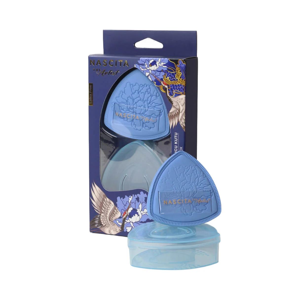 Nascita The Artist Latex Free Makeup Sponge Blue 1 Count