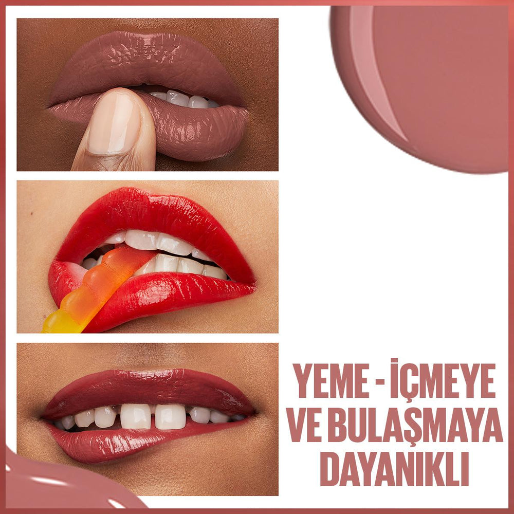 Maybelline New York Super Stay Vinyl Ink Liquid Lipstick - Long-Lasting, High Shine Lip Color, 16 Hours Wear - view 2