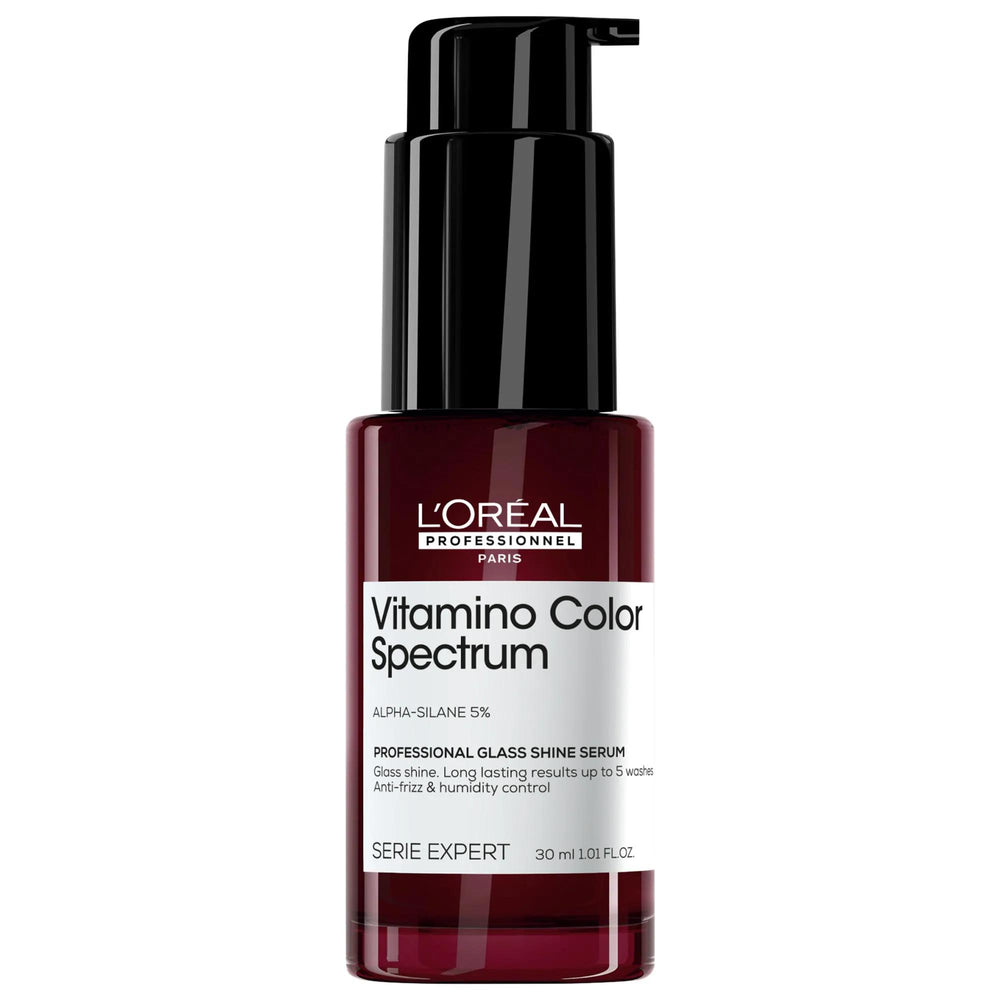 Mini Vitamino Color Spectrum Glass Shine Hair Serum: UV & Heat Protection, Anti-Frizz, Lasting Color Vibrancy - Professional Leave-In Treatment Vitamino Color Spectrum Hair Serum: Shine, UV & Heat Protection color treated hair serum, UV protection hair serum, heat protectant for colored hair, anti-frizz hair serum, glass shine hair serum, hair serum for color vibrancy, leave-in hair treatment, Vitamino Color Spectrum, hair serum for humidity, professional hair serum, color treated hair, hair serum, UV prote