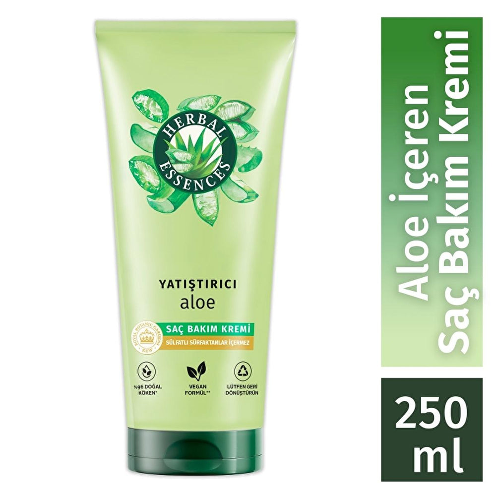 Herbal Essences Soothing Aloe Hair Care Cream - Vegan Conditioner for Dry Hair, 8.45 fl oz - Conditioner