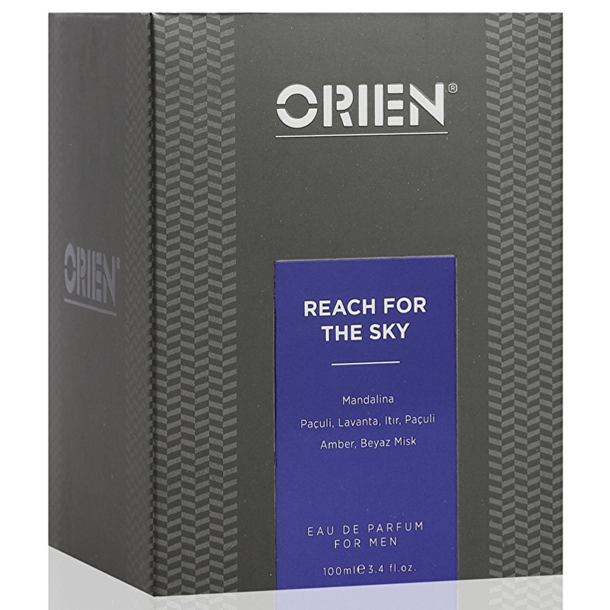 orien reach for the sky edp men's perfume bottle, orien reach for the sky edp box packaging Orien Reach For The Sky EDP Men's Perfume - Long Lasting Fragrance for Men | 3.4 fl. oz. Orien Reach For The Sky EDP - Men's Perfume 100 ml orien, reach-for-the-sky, mens-perfume, long-lasting-fragrance, eau-de-parfum, fragrance-for-men, luxury-perfume, citrus-wood, fresh-scent, ai-generated