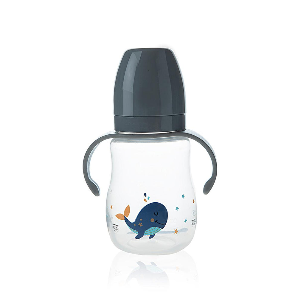 Babyjem Spill-Proof Baby Sippy Cup - 8.45 fl oz, Grey - Easy Transition from Bottle to Cup for Babies Aged 6-18 - view 4