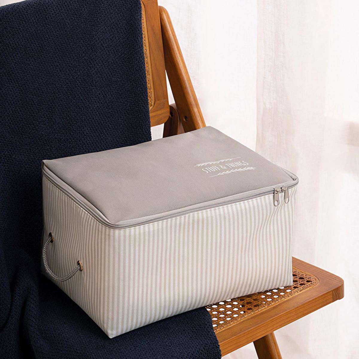 Ocean Home 4-Piece Gray Collapsible Storage Basket Set for Home Organization Ocean Home 4-Piece Gray Storage Basket Set storage baskets, gray storage set, collapsible storage, home organization, textile storage solutions, closet organization, underbed storage, linen storage, household textiles, breathable storage, space-saving storage