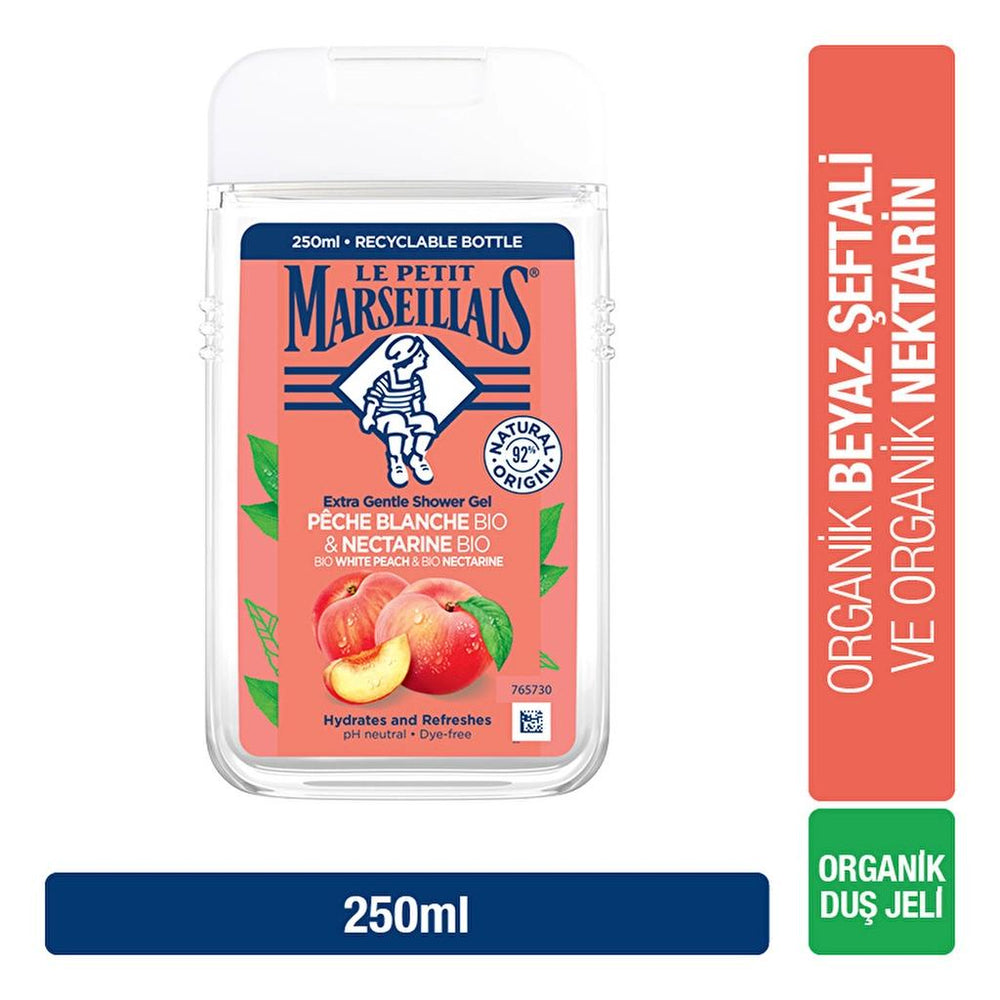 Le Petit Marseillais Peach Shower Gel for Soft Skin 250 ml