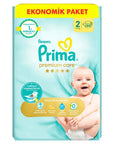 Pampers Premium Care Size 2 Diapers for Sensitive Skin 60 Count