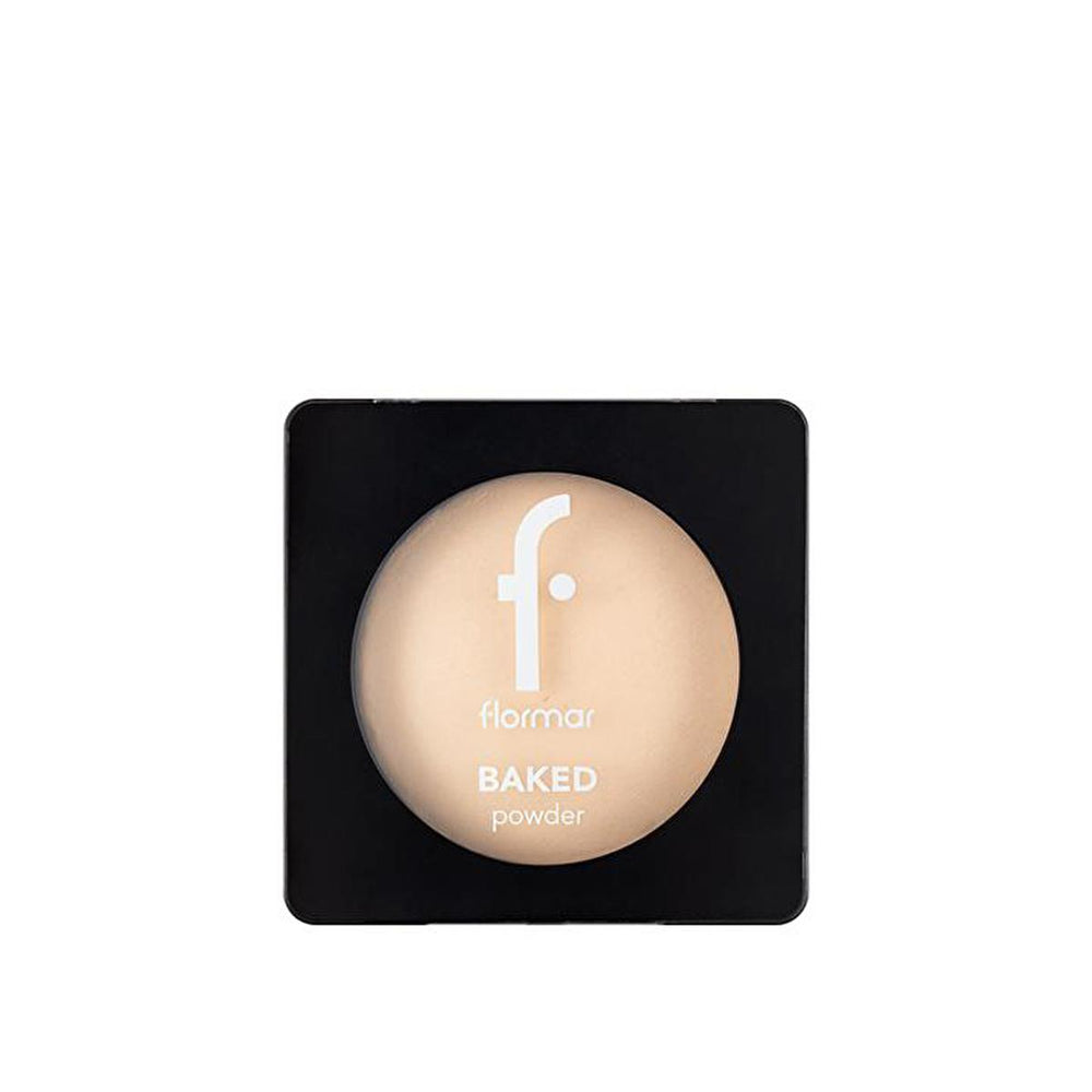 Flormar Baked Powder Pudra 030 Mat Beige - Long Lasting Matte Finish Makeup with Vitamin E - view 5