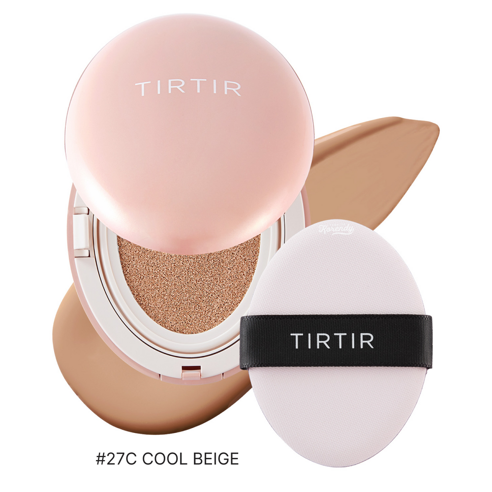 Tirtir Mask Fit All Cover Cushion Matte Foundation 27C Cool Beige 18g