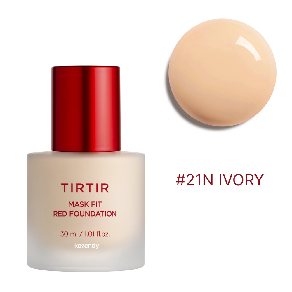 Tirtir Mask Fit Red Foundation Natural Matte Finish 21N Ivory 30ml