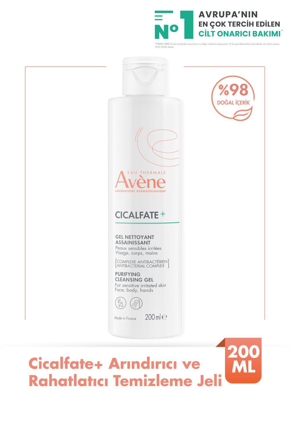 Avene Cicalfate+ Soothing Cleansing Gel for Sensitive Skin - Gentle, Natural, 6.76 fl oz Avene Cicalfate+ Soothing Cleansing Gel - Gentle & Natural Sensitive skin cleansing gel, Gentle skincare for babies, Natural ingredients skincare, Avène Thermal Water skincare, Soothing cleansing gel, Cicalfate+, Avene, Skincare for sensitive skin, Gentle cleansing, Natural skincare, Dermatologically tested products, Family skincare, Baby skincare products, Moisturizing cleanser