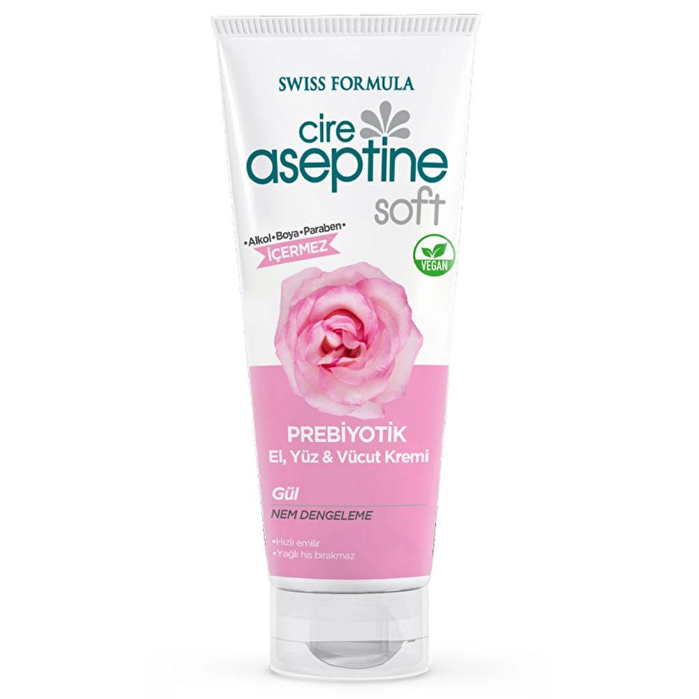 Cire Aseptine Soft Rose Prebiotic Cream for Nourished Skin 75ml