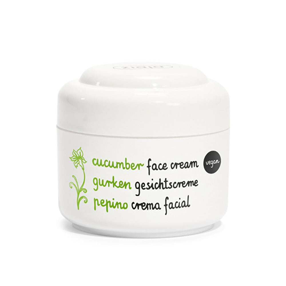 Ziaja Cucumber Face Cream 50ml - Moisturizing Cream for Oily Skin, Natural Skincare - view 2