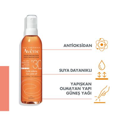 avene sun huile solaire body oil SPF30, Avene SPF30 body oil 200 ml bottle Avene Sun Body Oil SPF30 - Sensitive Skin Care | 200 ml Avene Sun Body Oil SPF30 - Sensitive Skin Care | 200 ml avene, sun-body-oil, spf30, sensitive-skin, outdoor-enthusiasts, sunbathers, water-resistant, skin-protection, luxury-body-oil, ai-generated