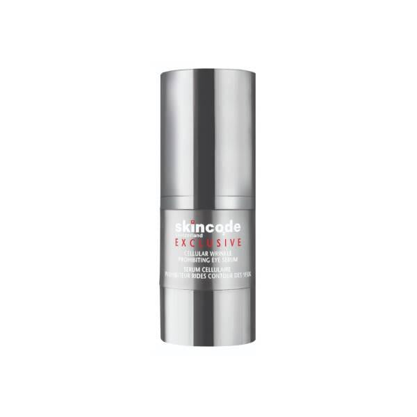 Skincode Cellular Wrinkle Prohibiting Eye Serum 15ml - Anti-Aging Eye Cream with Swiss Alpine Extracts - Eye Cream