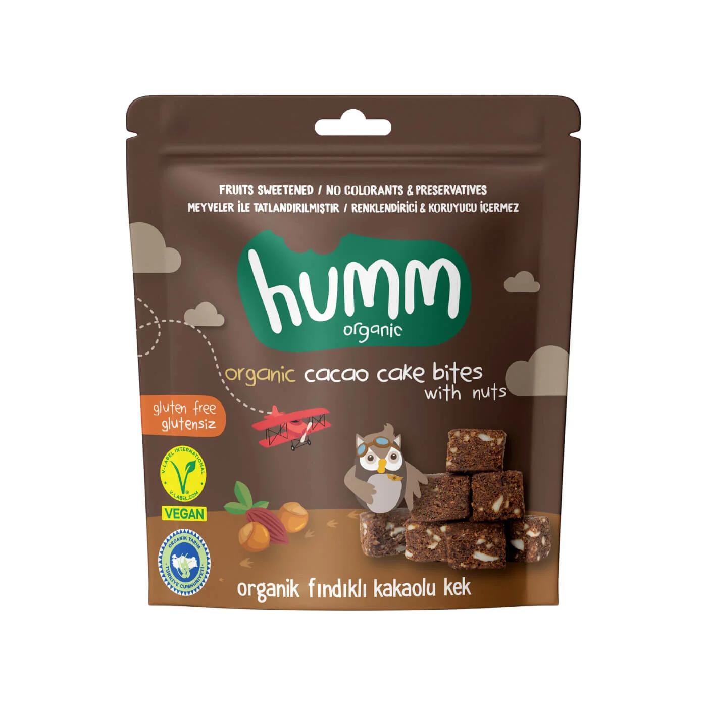 Humm Organik Gluten-Free Vegan Cocoa &amp; Hazelnut Cake 30g