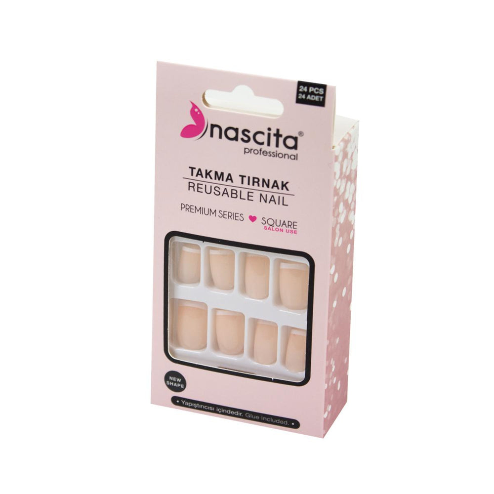 Nascita Nail Care Tool - Square French Cuticle Pusher for Precise Nail Hygiene and Manicure - view 2