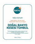 Balmy Natural Loofah Bath Pouch - Gentle Exfoliating Glove for Oily Skin, Natural Skincare - view 2