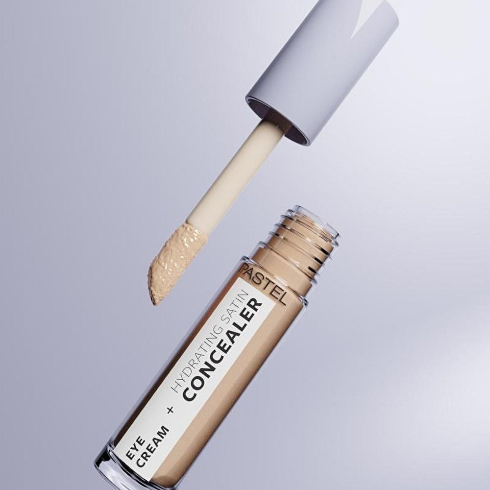 Pastel Makeup Eye Cream + Hydrating Concealer: Brighten, Cover Dark Circles & Hydrate - Long Lasting Satin Finish for Tired Eyes Pastel Makeup Eye Cream + Concealer: Banish Dark Circles! eye cream, hydrating concealer, dark circle concealer, brightening eye cream, eye cream for dark circles, satin finish concealer, long lasting concealer, hydrating eye cream for dry skin, eye bag treatment, concealer for tired eyes, concealer, dark circles, eye cream, hydration, white flower extract, betaine, high coverage,