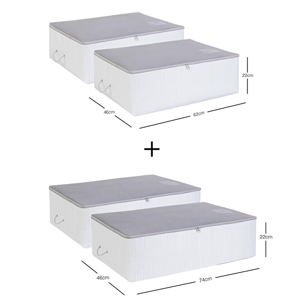 Ocean Home Storage Containers - Durable Polypropylene Underbed Storage Solutions for Clothes and Household Items - view 5