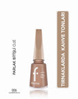 Flormar Cashmere Mocha Glossy Nail Polish 006 - 11ml