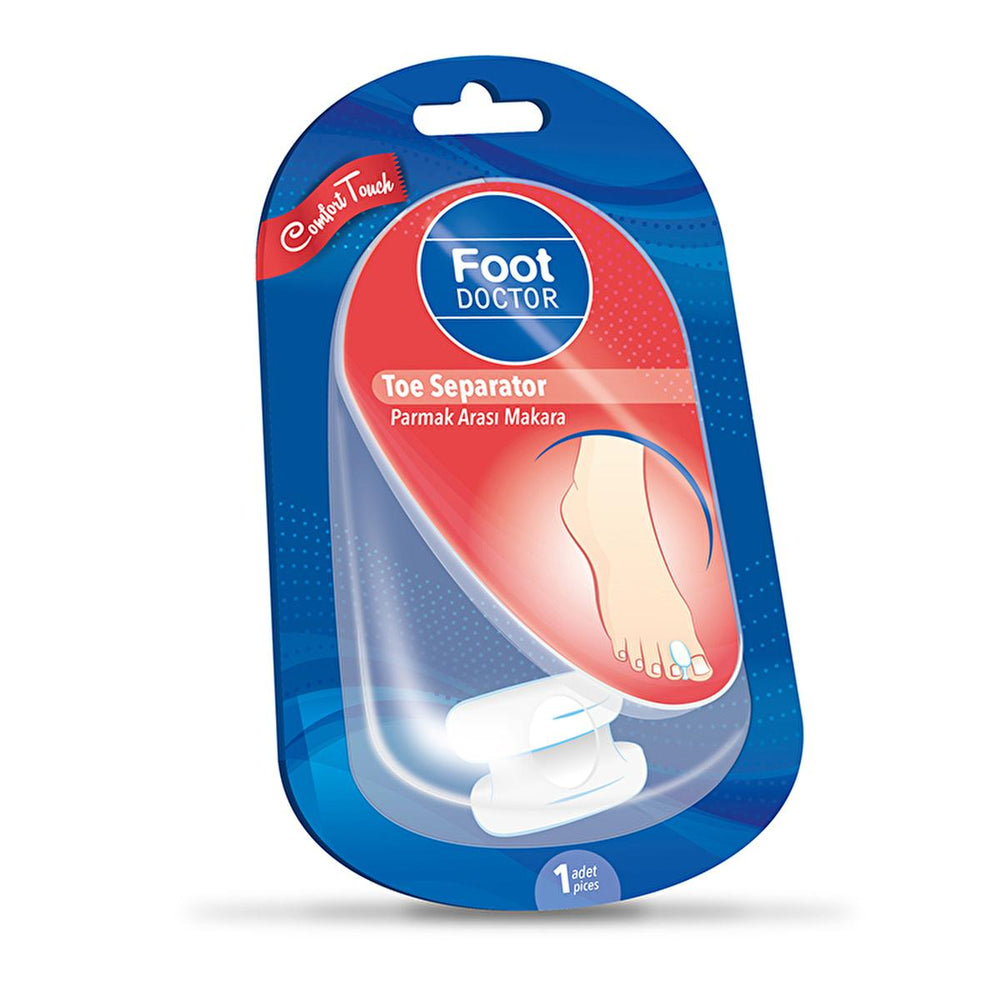 Foot Doctor Toe Separator (S): Immediate Foot Pain Relief, Toe Deformity Correction, Hypoallergenic Toe Spacer - Foot Care Product Foot Doctor Toe Separator: Pain Relief & Toe Correction toe separator, toe spacer, foot pain relief, toe deformity correction, hypoallergenic toe spacer, foot care product, parmak arası makara, toe cushion, hallux valgus relief, bunion relief, toe pain, foot care, toe alignment, bunions, hammertoe, overlapping toes, foot health, foot support, pain relief, orthopedic, hypoallerge