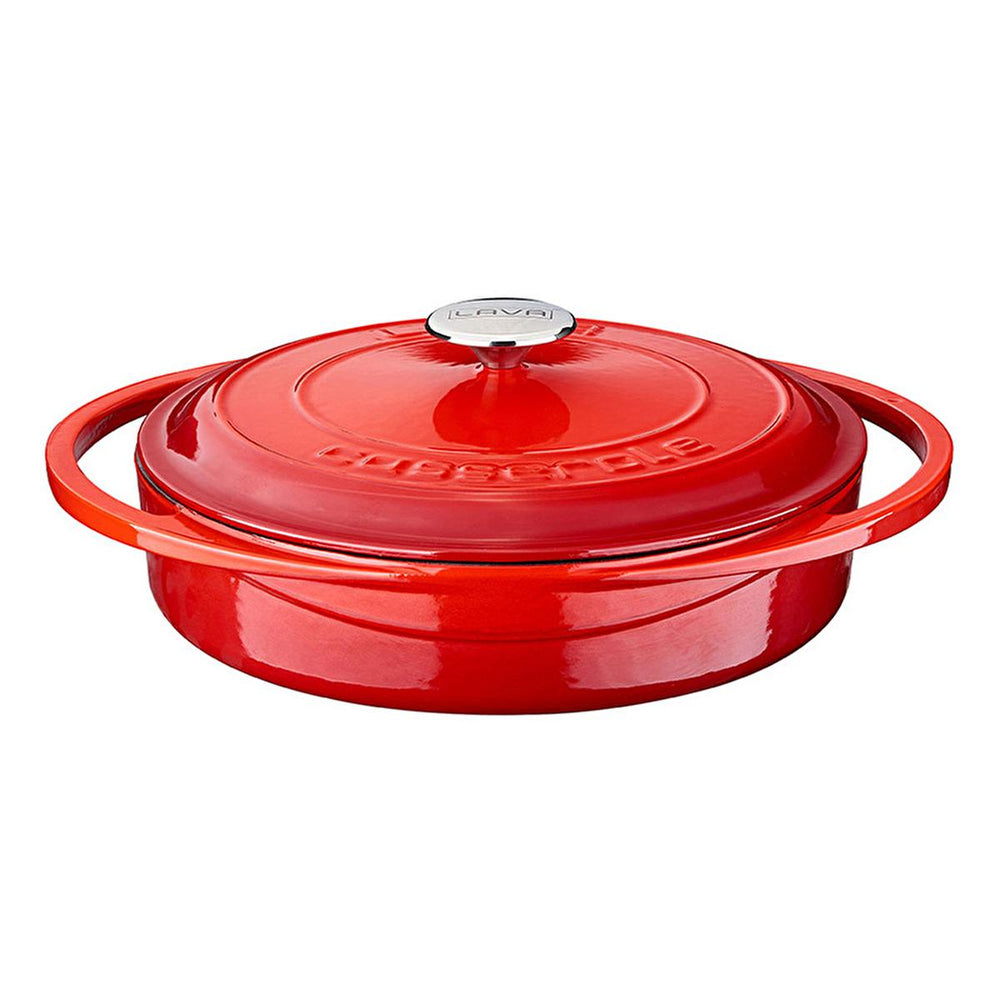 Lava Cast Iron Cookware - Heritage Series Multi-Purpose Pan 11 Inch, Durable Enamel Finish, Dishwasher Safe - Ideal for Home