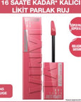 Maybelline Super Stay Vinyl Ink Liquid Lipstick - Long Lasting Lip Color with Vinyl Ink Finish, Rouge Shade 145 - view 2