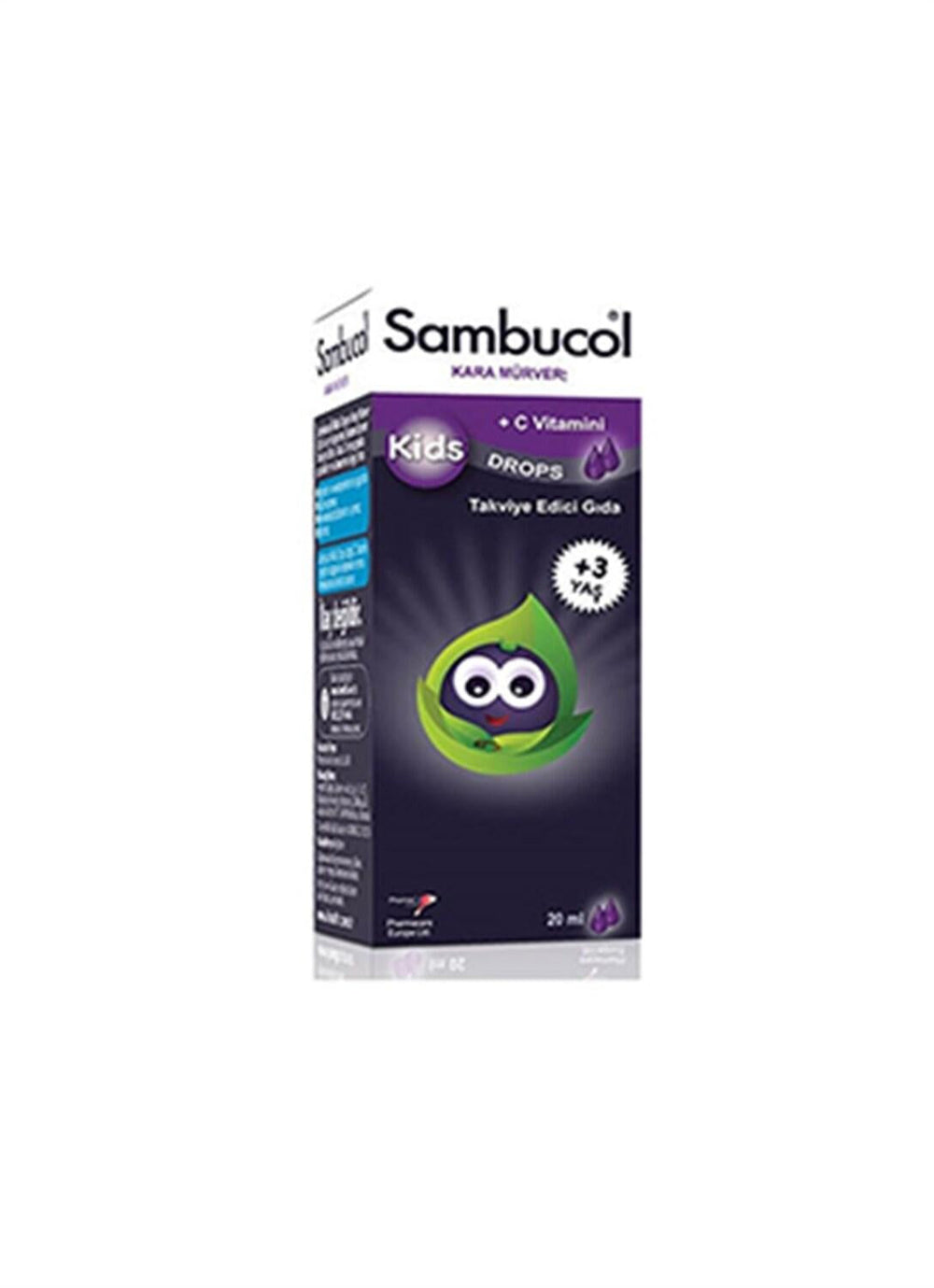 Sambucol Kids Immune Support Drops - 20ml Black Elderberry Supplement for Children, Natural Health Product - image 3