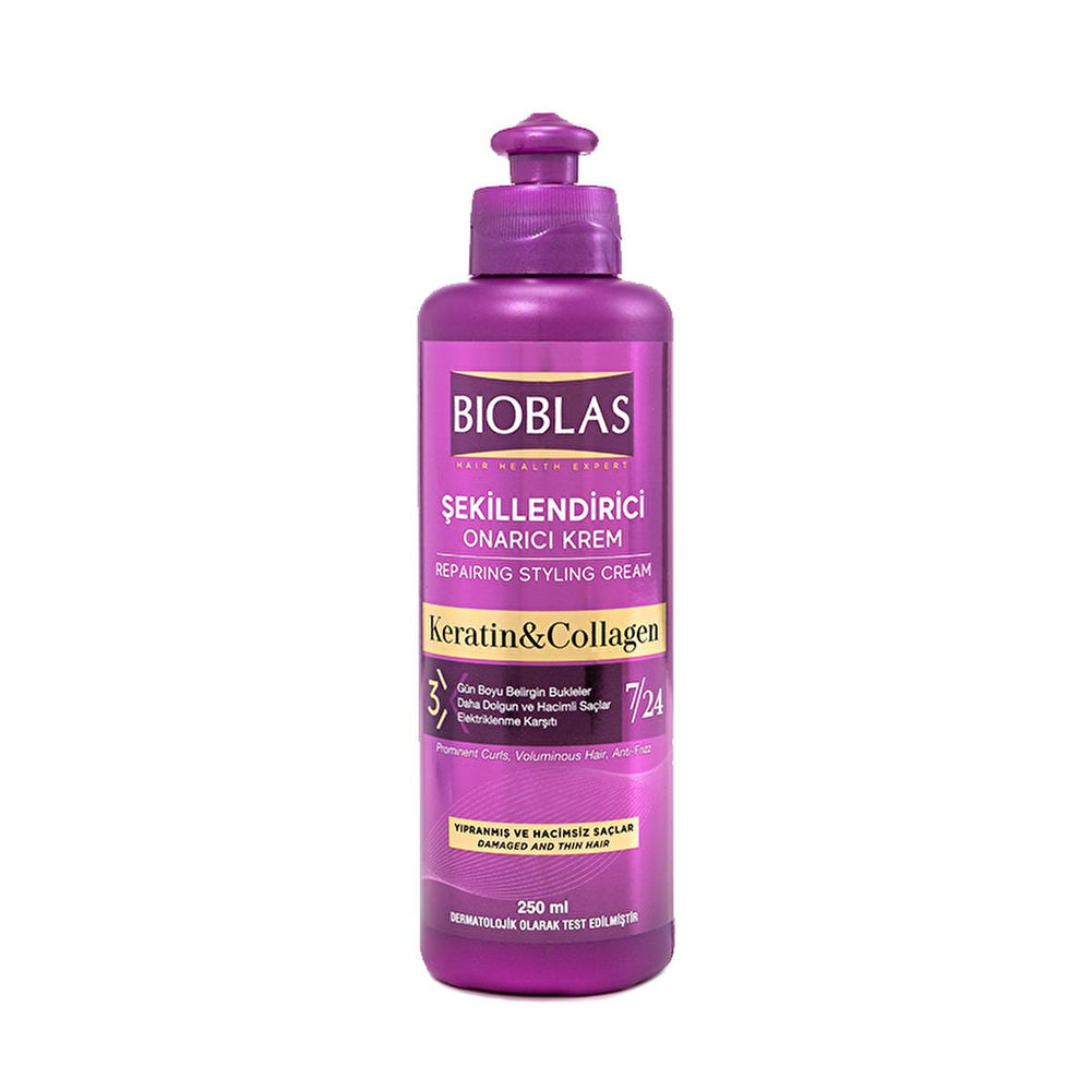 Bioblas Anti-Hair Loss Styling Cream with Collagen & Keratin - 8.45 fl oz - view 4