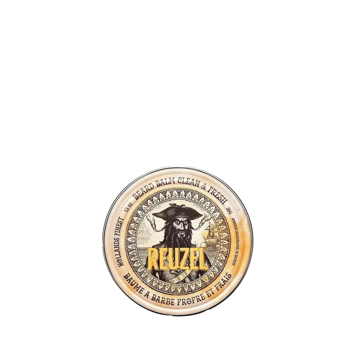 Reuzel Clean & Fresh Beard Balm for Men - 35g Conditioning & Styling Beard Care Reuzel Clean & Fresh Beard Balm - 35g Beard Care Reuzel beard balm, clean and fresh beard balm, beard grooming products, men's grooming, beard care, beard conditioning, beard styling, men's beard products, grooming essentials, beard balm, clean scent beard balm, fresh scent beard balm