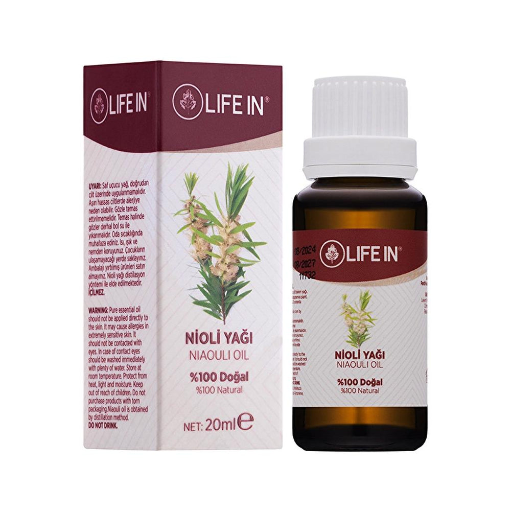 Life In Niaouli Essential Oil for Skin & Aromatherapy 20 ml
