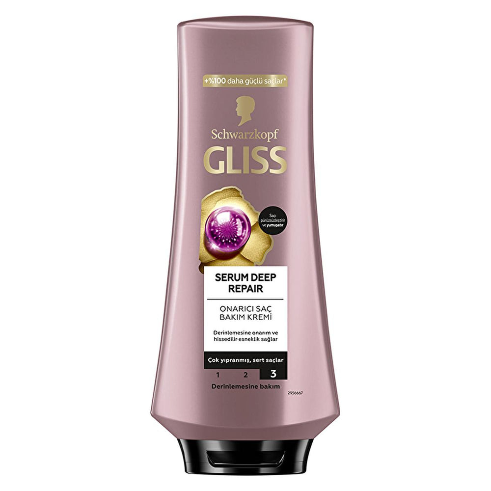 Gliss Serum Deep Repair Hair Conditioner: Revitalize Damaged Hair with Amino Protein Serum for Ultimate Restructuring and Elasticity - image 3