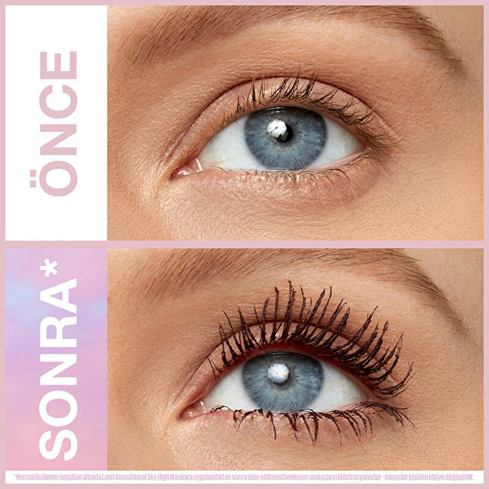 Maybelline New York Lash Sensational Sky High Burgundy Haze Mascara - Long-Lasting Volume & Length - view 3