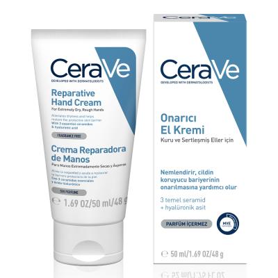 cerave repairing hand cream 50ml, moisturizing hand cream for dry hands, cerave hand cream product image CeraVe Repairing Hand Cream - Moisturizing Formula | 50ml CeraVe Repairing Hand Cream - Moisturizing Formula | 50ml hand-cream, moisturizing-cream, cerave, dry-hands, cracked-hands, sensitive-skin, hypoallergenic, dermatologist-tested, fragrance-free, ai-generated