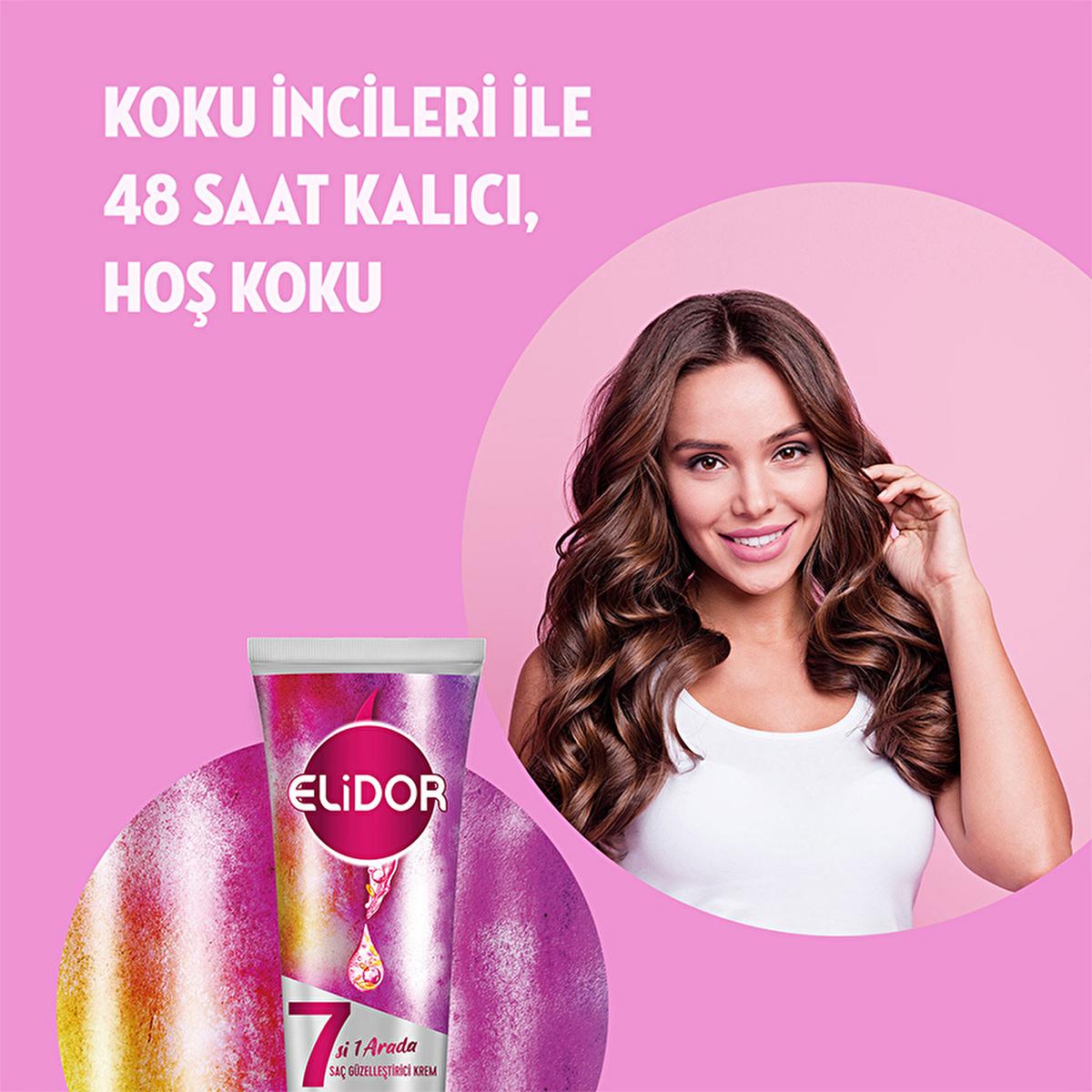 Elidor 7-in-1 Leave-in Hair Care Cream - Nourishing, Anti-Frizz, Heat Protectant Elidor 7-in-1 Leave-in Hair Cream - Nourish & Protect leave-in hair cream, multi-benefit hair care, hair nourishment, anti-frizz hair product, collagen hair care, hair care routine, simplify hair care, nourishing hair cream, heat protectant hair product, long-lasting fragrance, frizz control, soft hair, shiny hair, healthy hair, busy individuals, convenience hair care
