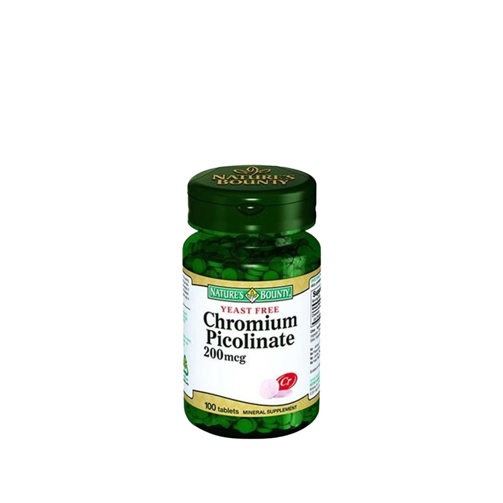 Nature's Bounty Chromium Picolinate 200 Mcg Supplement - 100 Tablets for Healthy Glucose Metabolism Nature's Bounty Chromium Picolinate 200 Mcg - Supports Healthy Glucose Metabolism Chromium Picolinate supplement, Dietary supplement, Nature's Bounty Chromium Picolinate, 200 Mcg Chromium Picolinate tablets, Nutritional health support, Health-conscious individuals, Dietary needs, Glucose metabolism support, Blood sugar management, Trusted supplement brand, Easy to incorporate supplements, Convenient health su