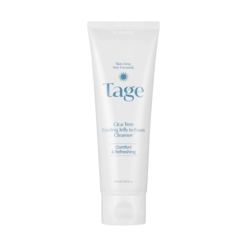 Tage Cica-Tree Cooling Jelly to Foam Cleanser SPF Removing 120ml