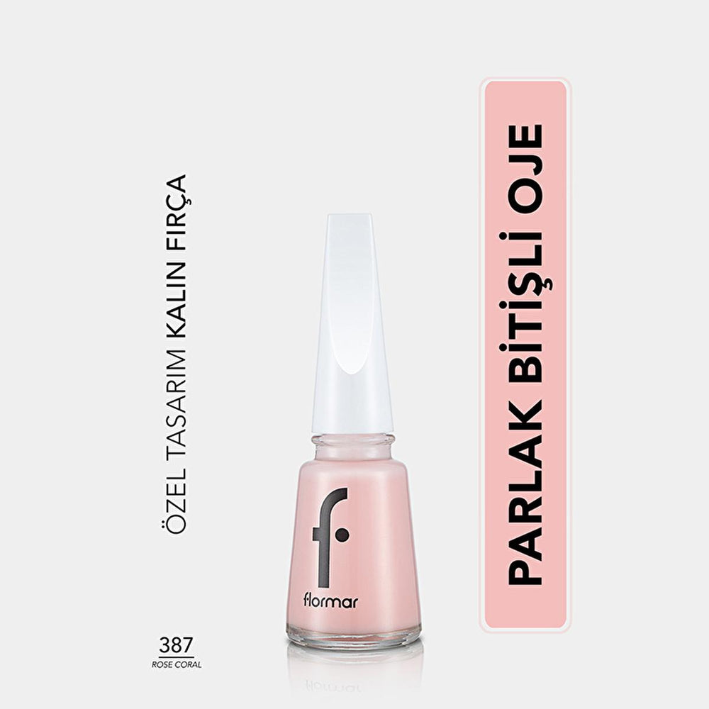 Flormar Nail Enamel: Rose Coral - Highly Pigmented, Chip Resistant, Long Lasting Glossy Nail Polish - Nail Care & Vibrant Color Flormar Rose Coral Nail Polish: Chip Resistant, Rich Color nail polish, flormar nail enamel, highly pigmented nail polish, chip resistant nail polish, long lasting nail polish, glossy nail polish, nail care, nail color, rose coral nail polish, nail color, nail, enamel, manicure, pedicure, nail art, women's nail polish, cosmetic, beauty, long-lasting, chip-resistant, vibrant color, 