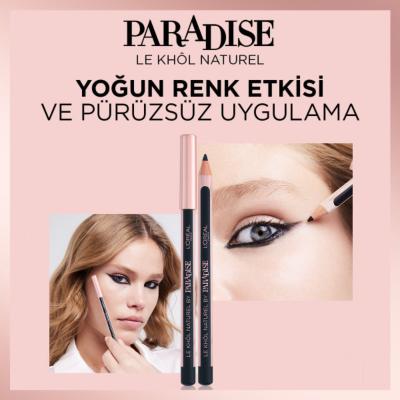 Loreal Paris Le Khol Eyeliner - Midnight Black - image 4