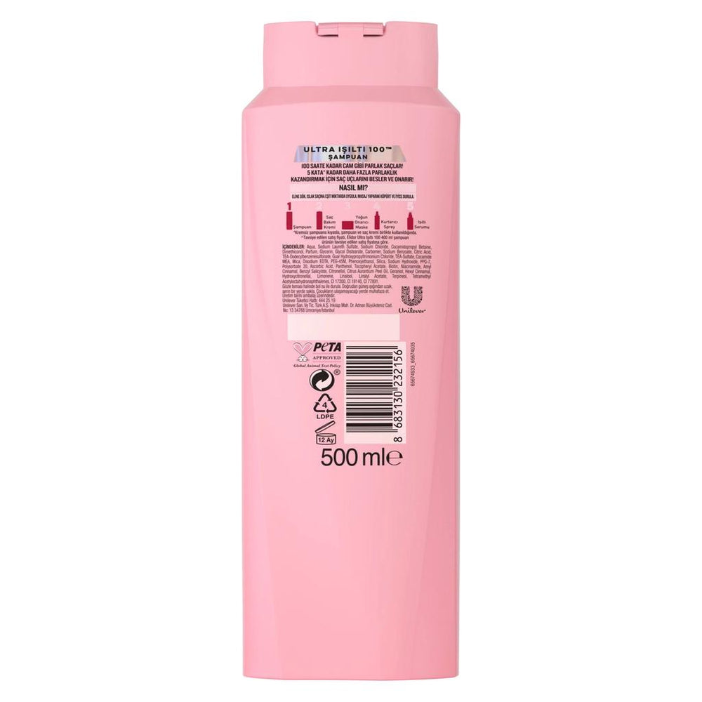 Elidor Ultra Gloss Intensive Shine Hair Care Shampoo 500 ml